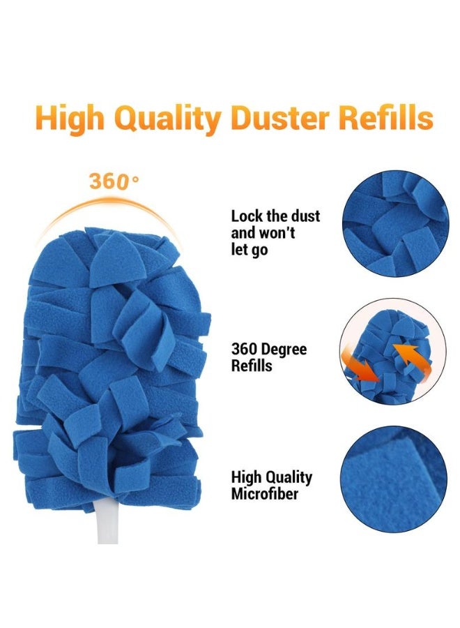 Duster Refills for Swiffer Electrostatic Dust Removal Brush Refills Multisurface 360Â° Larger Size Dusters with 4X Microfibers Unscented Disposable Dusters Machine Washable Reusable Environmentally Friendly Choice 6  Packs - Image 2