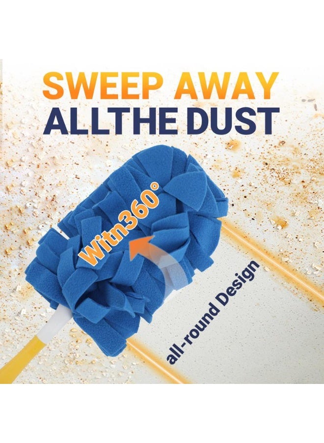 Duster Refills for Swiffer Electrostatic Dust Removal Brush Refills Multisurface 360Â° Larger Size Dusters with 4X Microfibers Unscented Disposable Dusters Machine Washable Reusable Environmentally Friendly Choice 6  Packs - Image 5