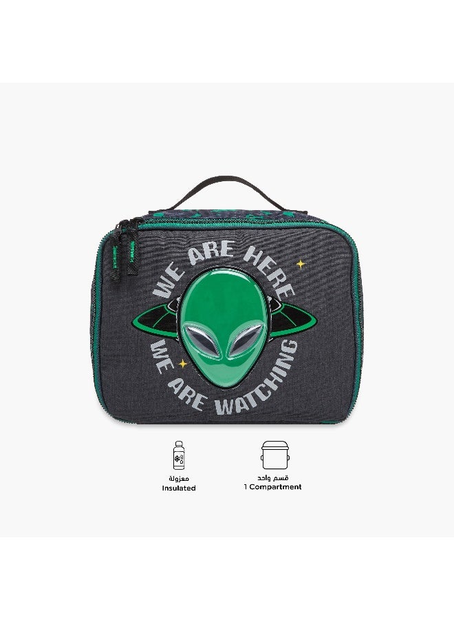 LIFESTYLE Graphic Print Lunch Bag for Kids - Image 4