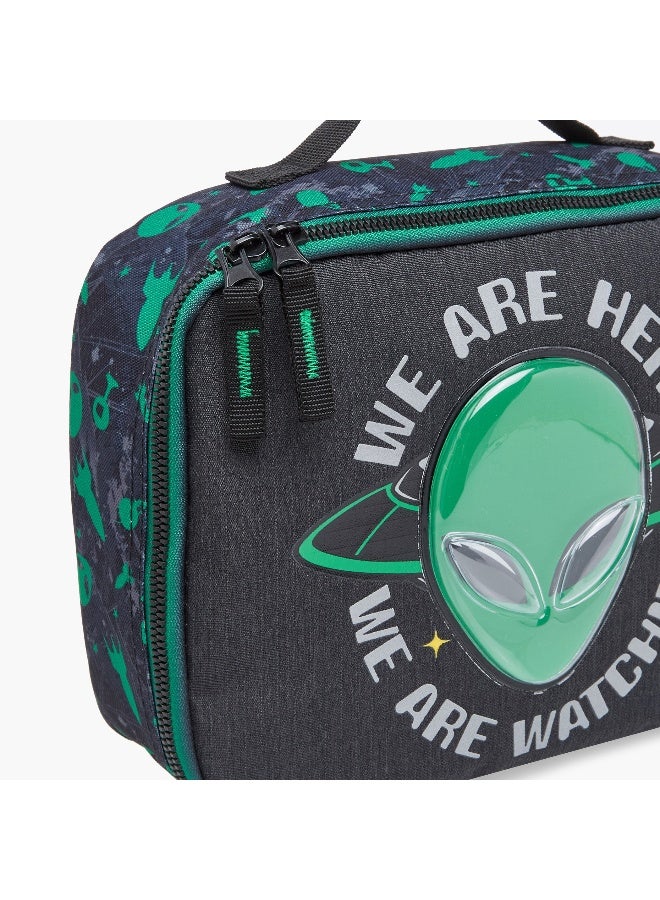 LIFESTYLE Graphic Print Lunch Bag for Kids - Image 5