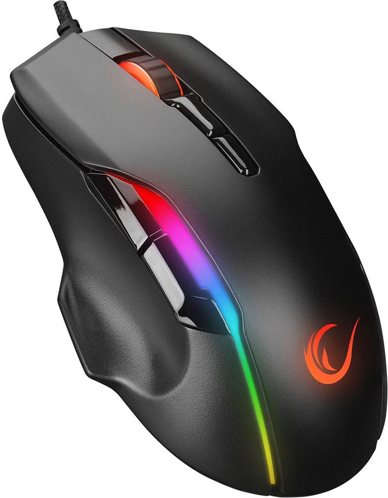 Rampage SMX-R45 ORBIT RGB LED Macro 6400 DPi Drag Click Gaming Pro Gaming Mouse  - Image 3