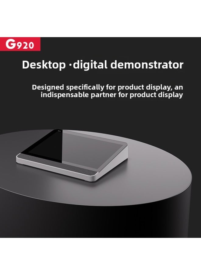 Generic - Tablet PC Display Advertising Machine Desktop Digital Photo Frame Demo Machine Digital Photo Album Anti-theft Stand-Color:Built-in Rechargeable Battery - Image 1