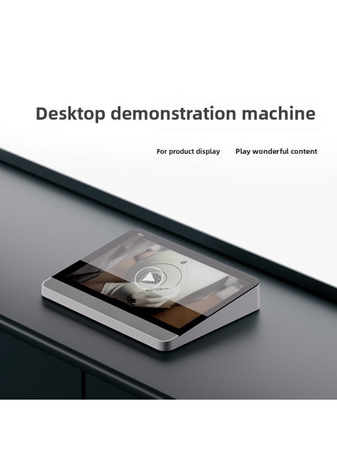 Generic - Tablet PC Display Advertising Machine Desktop Digital Photo Frame Demo Machine Digital Photo Album Anti-theft Stand-Color:Built-in Rechargeable Battery - Image 1