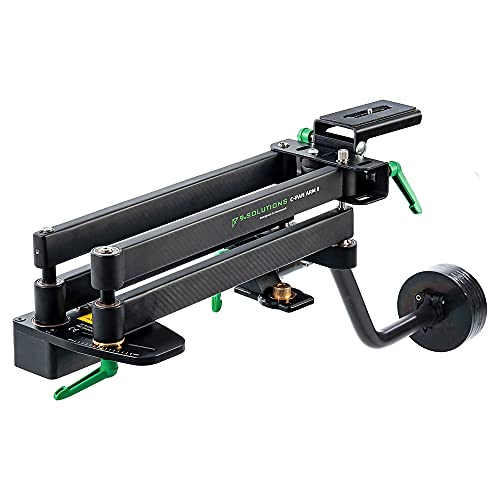 9.Solutions C-Pan Arm II, Carbon Fiber, Lighter-Weight, Upgraded Smoothness, 9.CPA2C, Slider, Jib/Crane for Different pan/Movement, for Photography, Videography & Filmmaking - Image 1