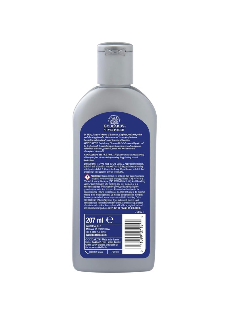 Goddard's Silver Polish Sterling Silver Cleaner for Dinnerware, Silverware, Instant Sterling Silver Jewelry Cleaner to Shine, Protect & Clean, All-in-One Tarnish Remover Solution for Silver, 7 oz - Image 2