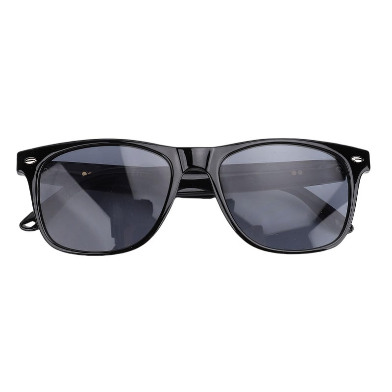 Smart Sunglasses with Speaker Noise Cancelling Mic IP65 Waterproof Blue Lens White Frame - Image 3
