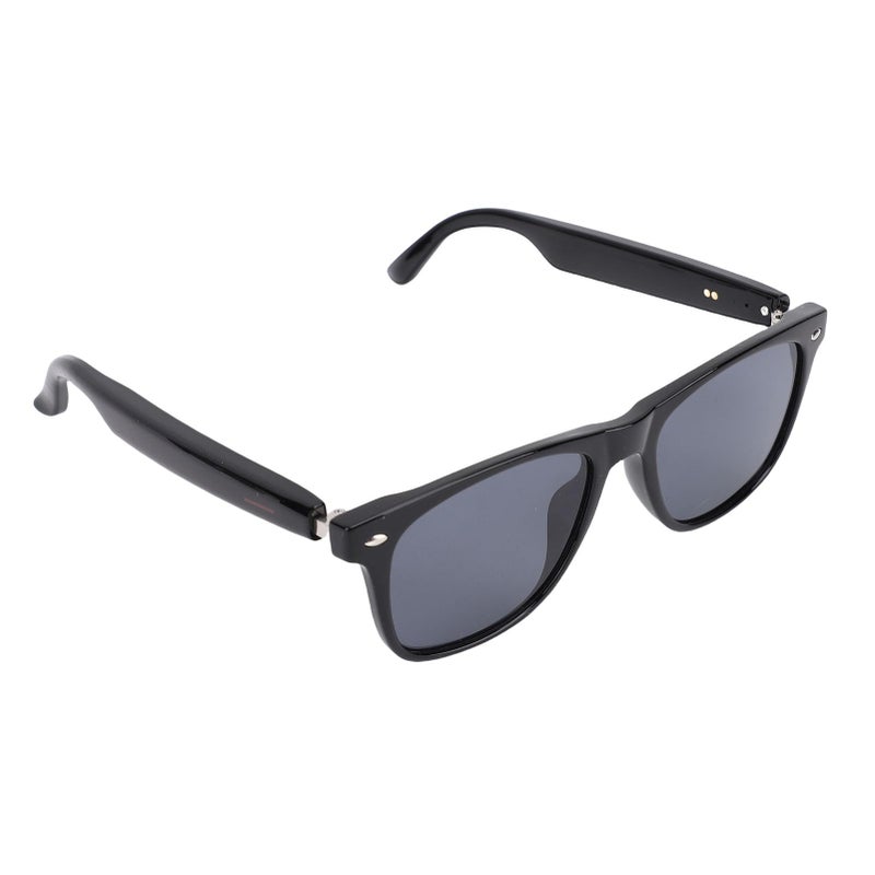 Smart Sunglasses with Speaker Noise Cancelling Mic IP65 Waterproof Blue Lens White Frame - Image 4