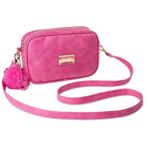 Barbie Messenger Bag for Girls, Shoulder Bag with Adjustable Strap - Image 1