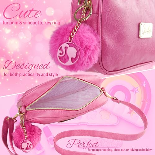 Barbie Messenger Bag for Girls, Shoulder Bag with Adjustable Strap - Image 4