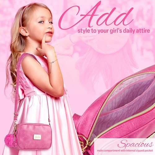Barbie Messenger Bag for Girls, Shoulder Bag with Adjustable Strap - Image 3