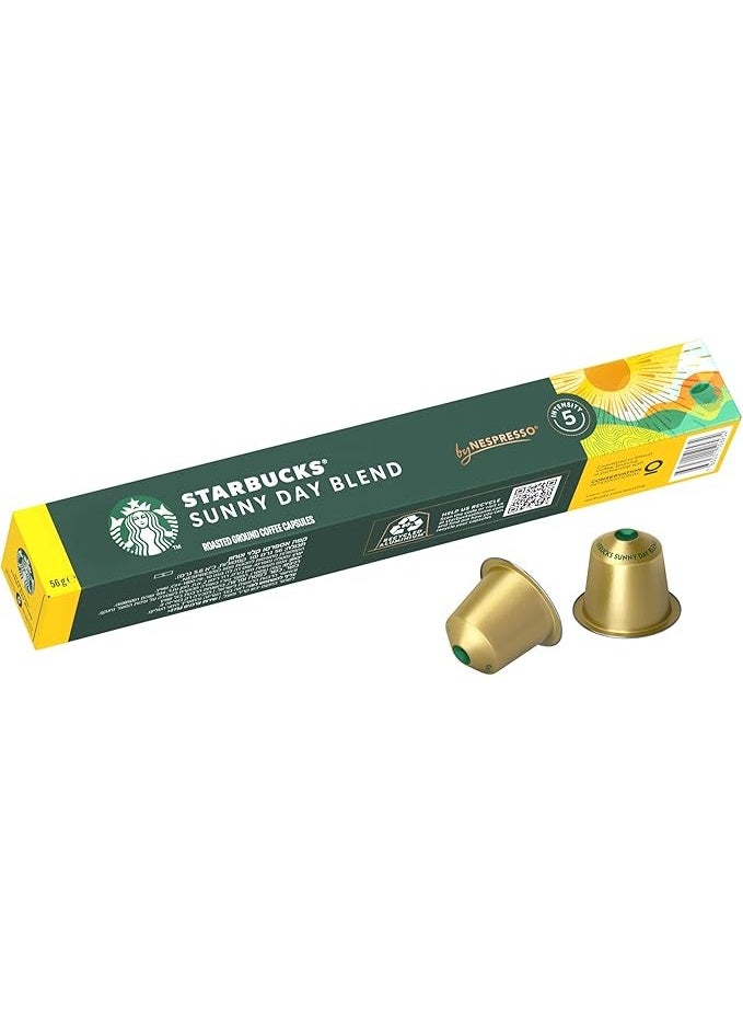 ستاربكس مزيج قهوة نسبرسو صني داي، ١٠ كبسولات، ٥٦ جرامًا - Image 4