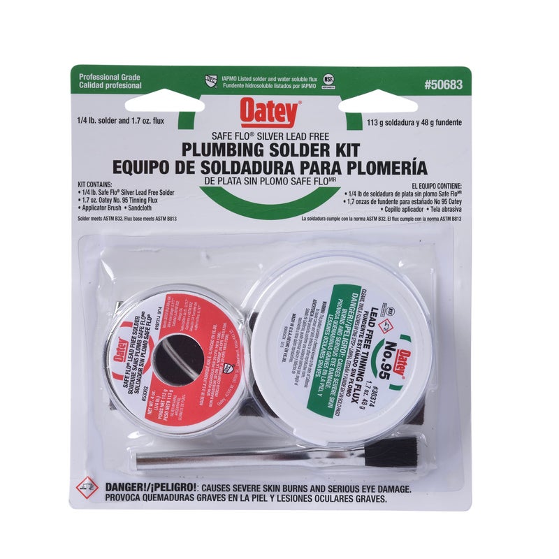 Oatey 50683 1/4lb Silver Safe Flo Solder - Image 2