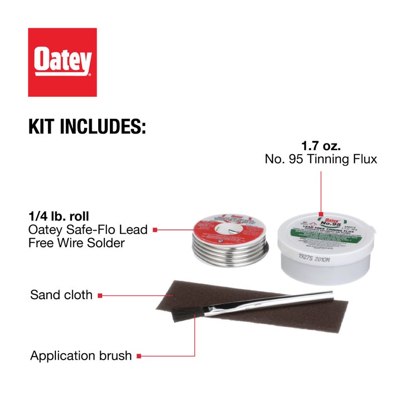 Oatey 50683 1/4lb Silver Safe Flo Solder - Image 5
