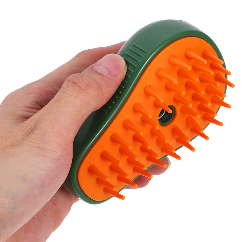Avocado Shaped Steam Cat Comb Cat Steamer Brush 4-in-1 Pet Massage Brush - Image 3