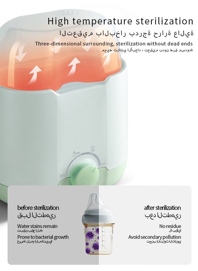 ألتوموم سخان زجاجات مزدوج متعدد الوظائف ذكي ثرموستاتي لحليب الثدي والطعام - Image 5