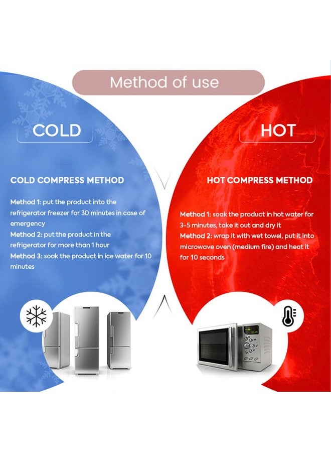 coldchill Lip And Eye Ice Pack For Injuries Mini Small Gel Ice Pack Hot And Cold Compress Reduce Pain And Swelling Dark Circles Fade Eye Relax Antiaging Lip Care Pad Gift For Girl Woman (Multicolored) - Image 5