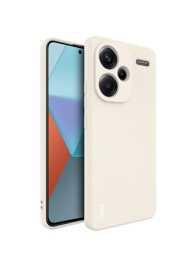 Case Cover For Xiaomi Redmi Note 13 Pro Plus 5G IMAK UC-4 Series Straight Edge TPU Soft Phone Case White