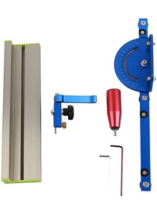 Aluminum Alloy Table Saw Miter System with Push Handle and Limit Block for Accurate Angle Control - Image 2