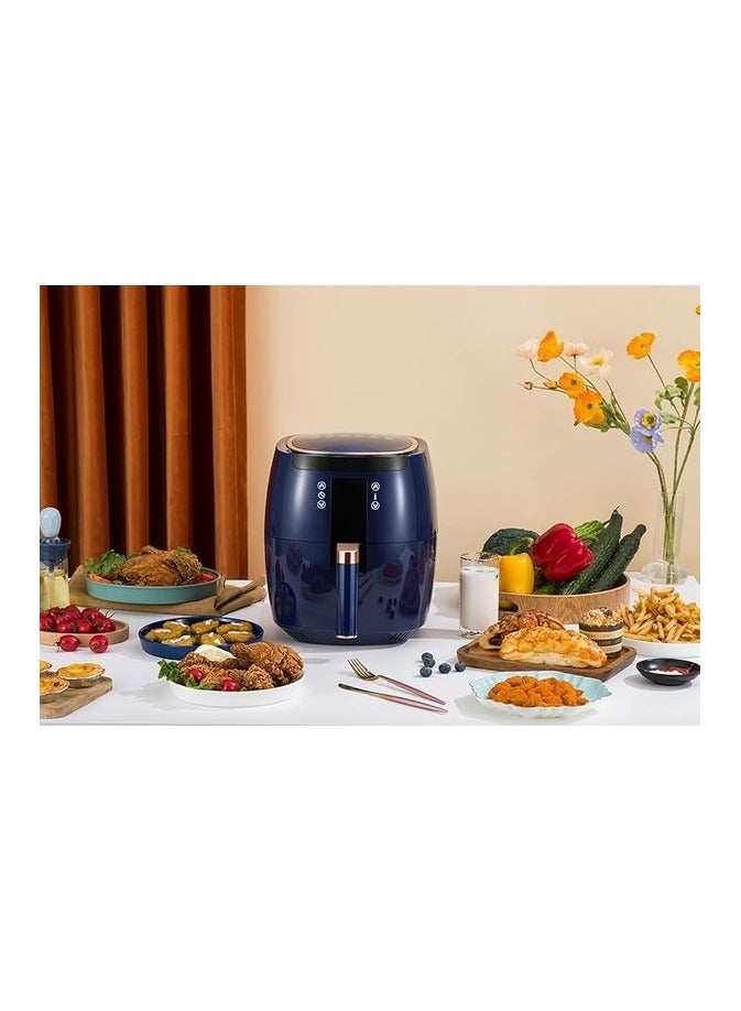 سويس برو+ مقلاة هوائية رقمية سويس برو+ - 7 لتر - بلاستيك - أزرق - 1750 وات - Image 2