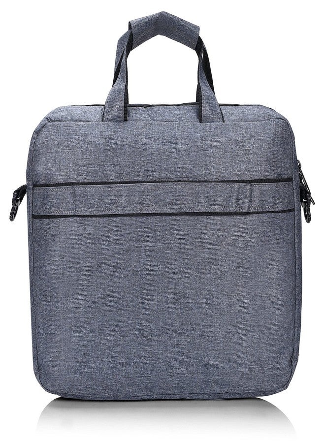 ABBASI Nex Laptop Shoulder Bag, 15.6-Inch Laptop or Tablet, Sleek, Durable and Water-Repellent Fabric, Lightweight, Business Casual or School, Collage (Dark Grey) - Image 3
