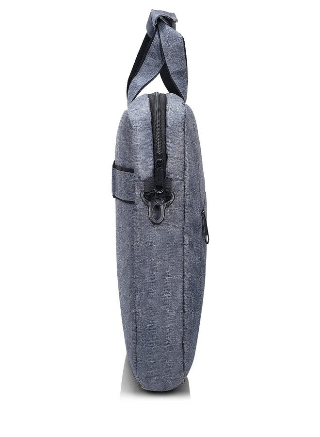 ABBASI Nex Laptop Shoulder Bag, 15.6-Inch Laptop or Tablet, Sleek, Durable and Water-Repellent Fabric, Lightweight, Business Casual or School, Collage (Dark Grey) - Image 2