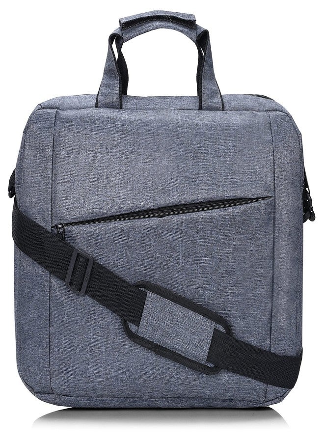 ABBASI Nex Laptop Shoulder Bag, 15.6-Inch Laptop or Tablet, Sleek, Durable and Water-Repellent Fabric, Lightweight, Business Casual or School, Collage (Dark Grey) - Image 1