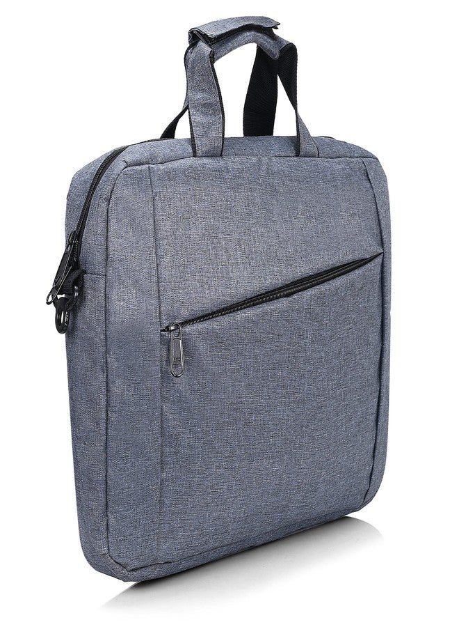 ABBASI Nex Laptop Shoulder Bag, 15.6-Inch Laptop or Tablet, Sleek, Durable and Water-Repellent Fabric, Lightweight, Business Casual or School, Collage (Dark Grey) - Image 4