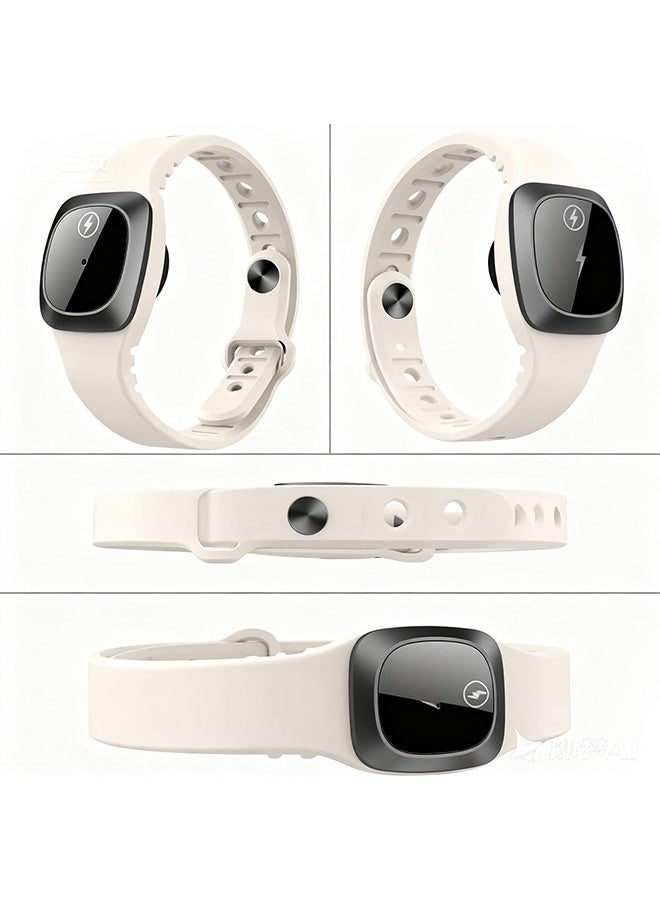 جي دي سوار معصم مضاد للكهرباء الساكنة، سوار معصم لاسلكي من السيليكون مضاد للكهرباء الساكنة، سوار معصم قابل للتعديل مضاد للكهرباء الساكنة، يحسن النوم، سوار شتوي لإزالة الكهرباء الساكنة للرجال والنساء - Image 3