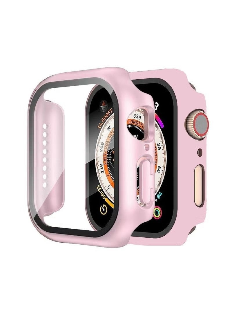 3 Pcs Protective Case Compatible with Apple Watch Series 11/10 42mm Case with Tempered Film Screen Protector for iWatch Full Protective Hard PC Bumper Touch Sensitive HD Screen - Image 4