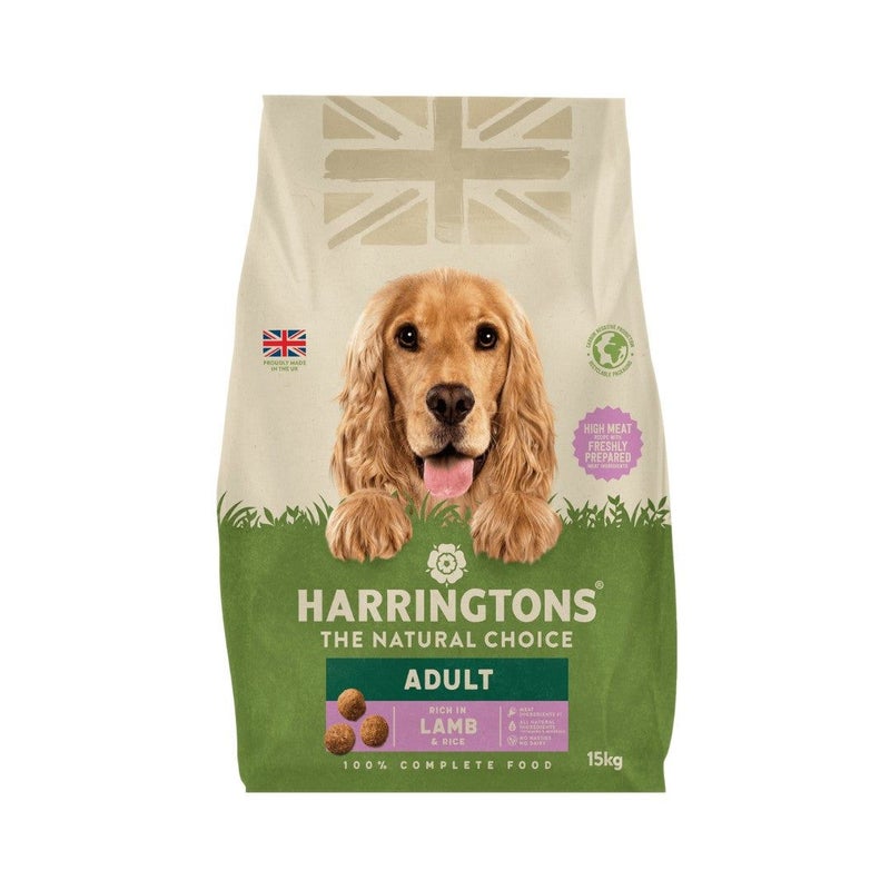 Harringtons Complete Lamb & Rice Adult Dry Dog Food 15kg
