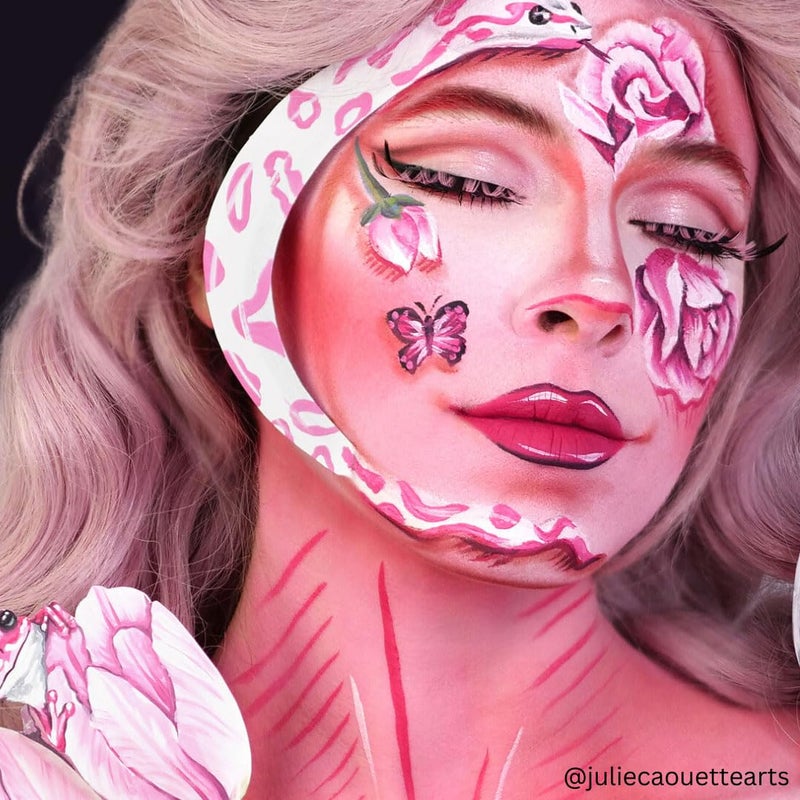 Mehron Makeup Liquid Makeup | Face Paint and Body Paint Perfect for Halloween, Cosplay I Air Brush Compatible 4.5 oz (133 ml) (PINK) - Image 3