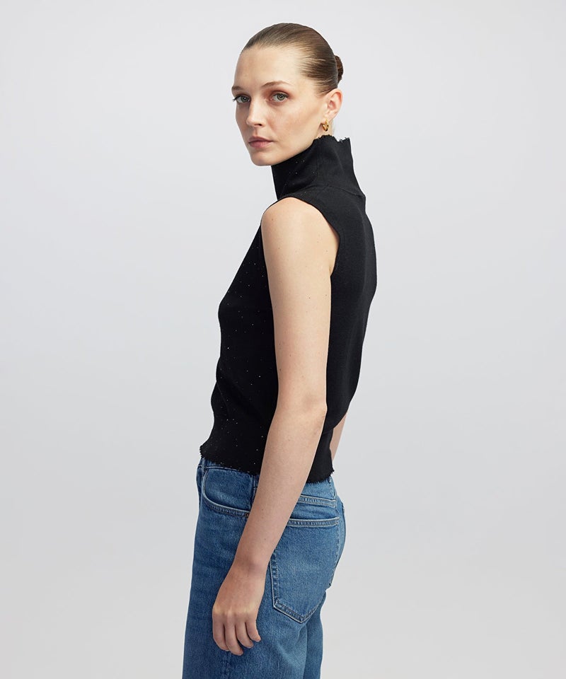 Ipekyol Rhinestone Knit Top - Image 4