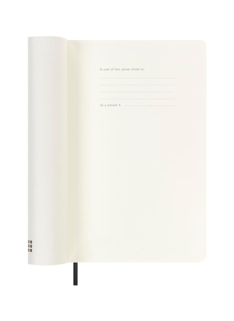 MOLESKINE - Classic 12-Month 2025 Daily Planner Diary Large 13x21Cm Size Soft Cover Black - Image 1