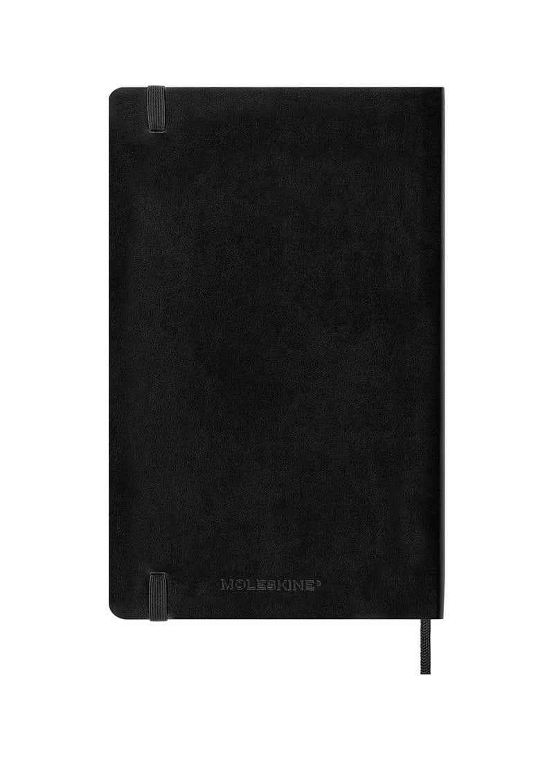 MOLESKINE - Classic 12-Month 2025 Daily Planner Diary Large 13x21Cm Size Soft Cover Black - Image 1