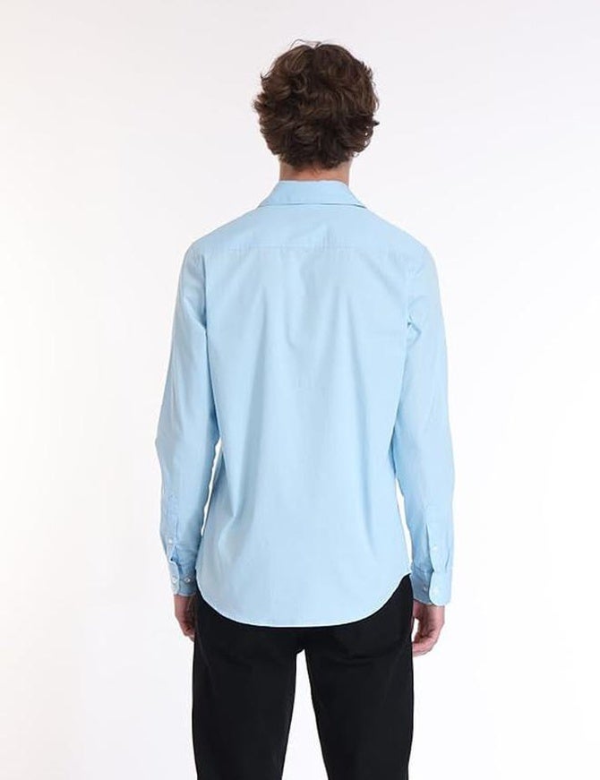 fyltr Men's Solid 100% Cotton Casual Full Sleeves Regular Fit Shirt with Pocket - Image 2