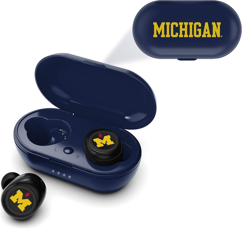 SOAR NCAA Michigan Wolverines True Wireless Earbuds, Team Color - Image 5