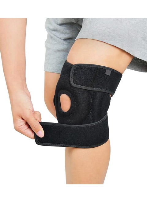 Hinged Knee Brace,Adjustable Open Patella with Straps Side Stabilizers,Compression Support for Protection Pain Relief - Trauma, ACL, LCL, MCL, Tears, Arthritis,Tendon, Injuries