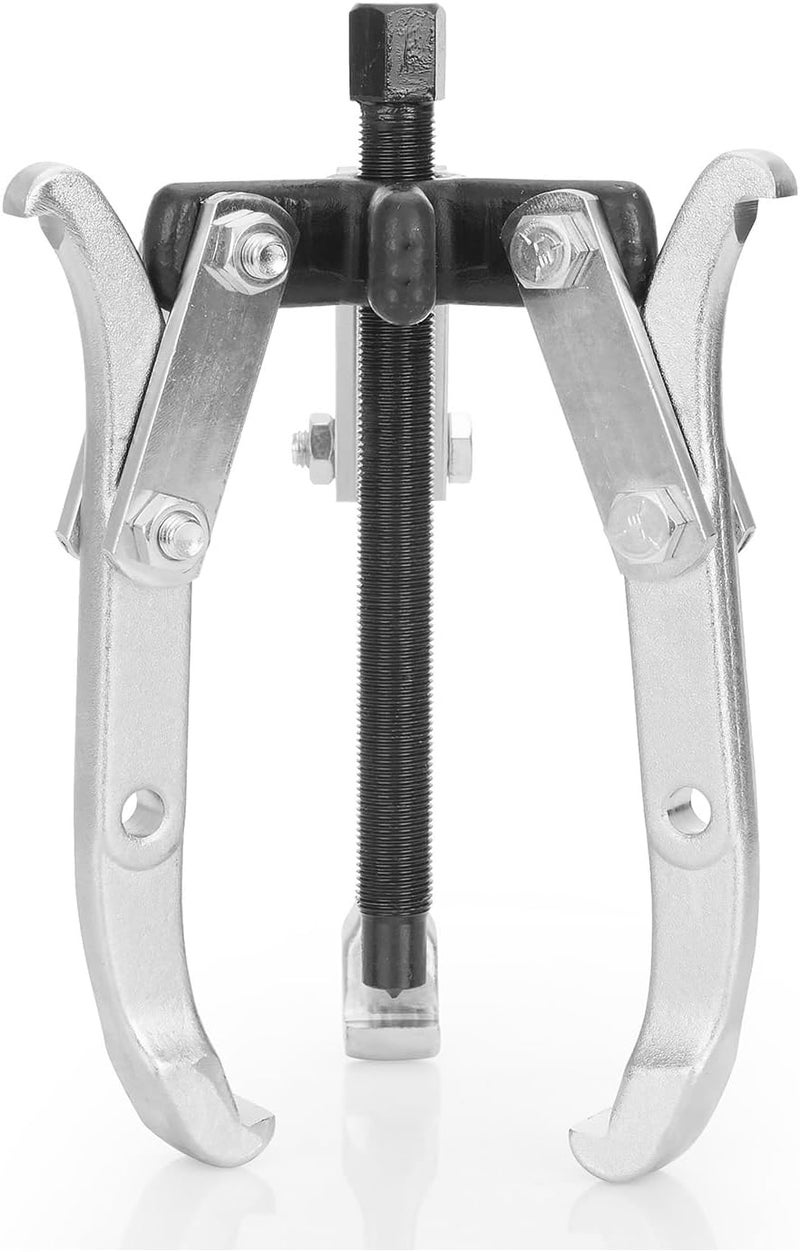 OEMTOOLS 25919 ساحب تروس طويل 2/3، أداة سحب للتروس، البكرات، وأطواق المحامل والعجلات الطائرة من الأعمدة والمساكن، فولاذ سبائكي معالج حرارياً، أقصى انتشار 7 بوصة، أقصى وصول 5-1/2 بوصة - Image 1