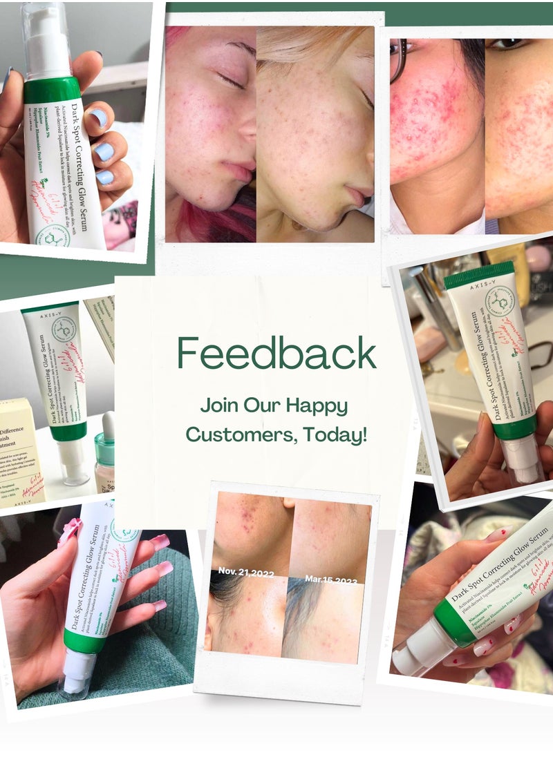 AXIS-Y Axis-Y Dark Spot Correcting Glow Serum - Radiant Skin with Even Tone - Brightens and Fades Dark Spots  - Image 4