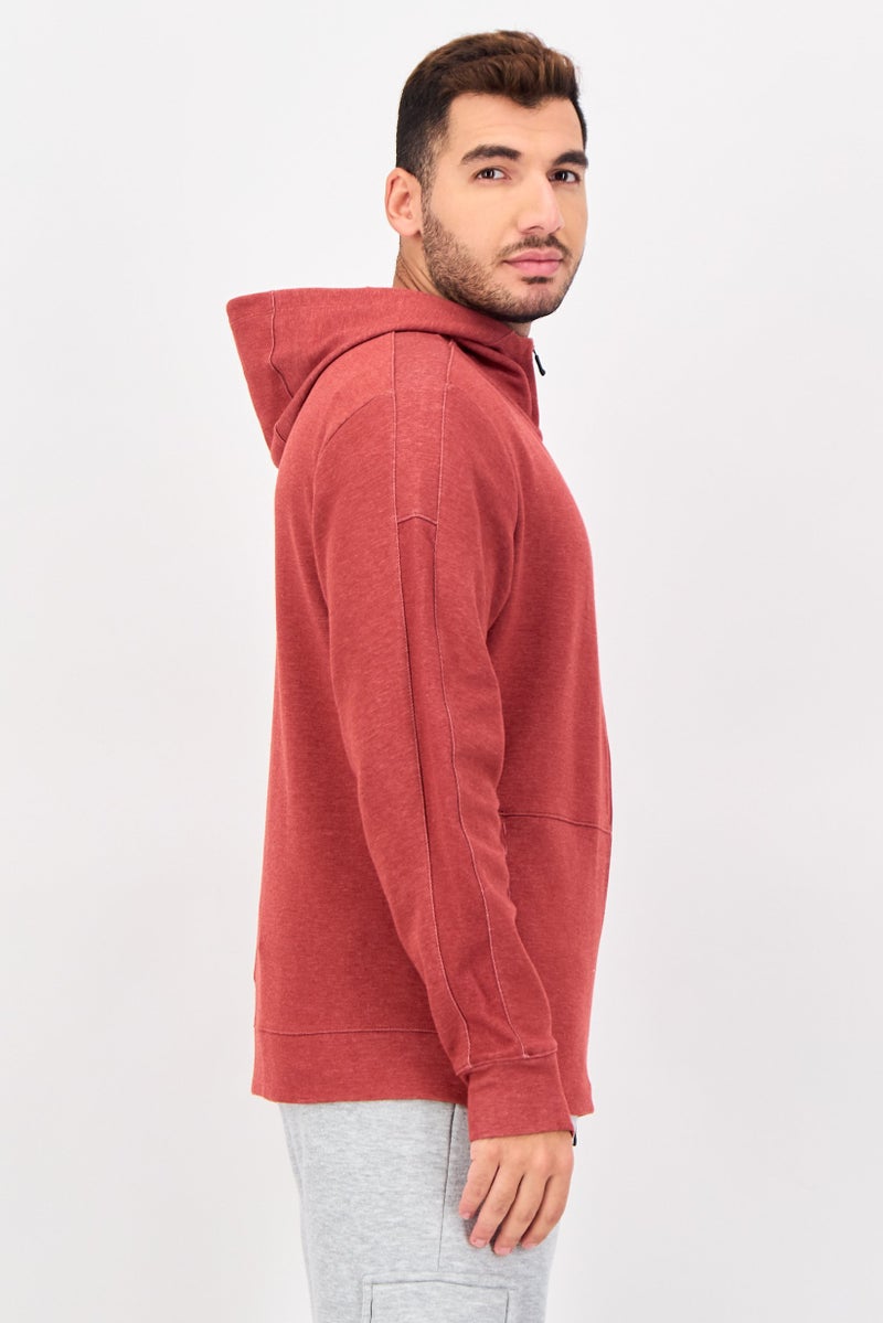 Nike جاكيت تدريب بأكمام طويلة للرجال، لون أحمر غامق - Image 3