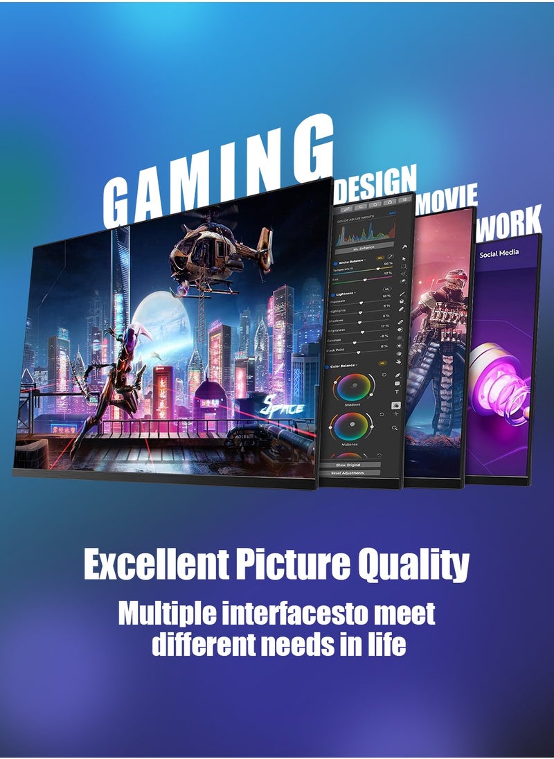 HILUKE - 34-Inch Curved Gaming Monitor UWQHD 3440 x 1440 165Hz 1ms(MPRT), HDR, sRGB 125%, Support Wallmount 75x75mm,Curved Computer Screen with FreeSync,HDMI2.1(TMDS) x2,DP1.4 x2 White - Image 1