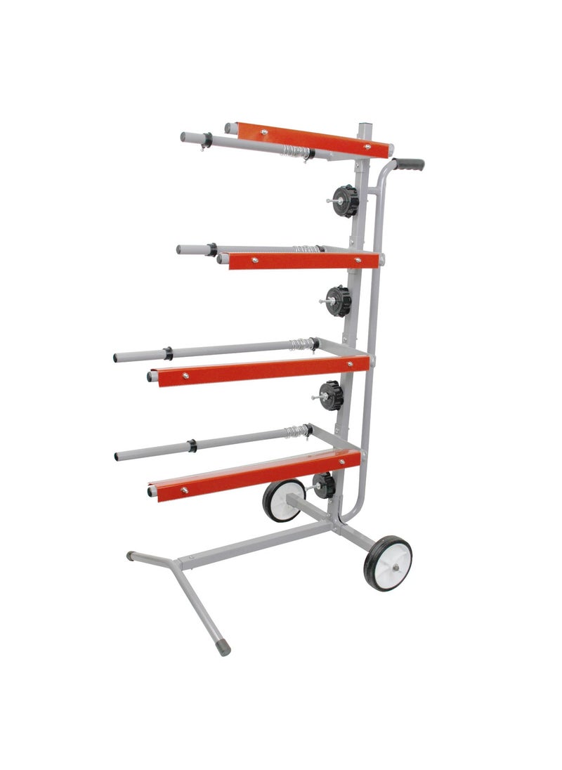 TCP Global TCP Global Mobile Tree Style Masking Paper Machine Station Stand Holds Multiple Rolls 