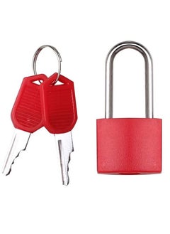 SYOSI 6Pcs Long Handle Suitcase Locks with Keys, Padlocks with Keys Small Padlocks Luggage Locks Coloured Metal Padlocks for Travel School Gym  - Image 3