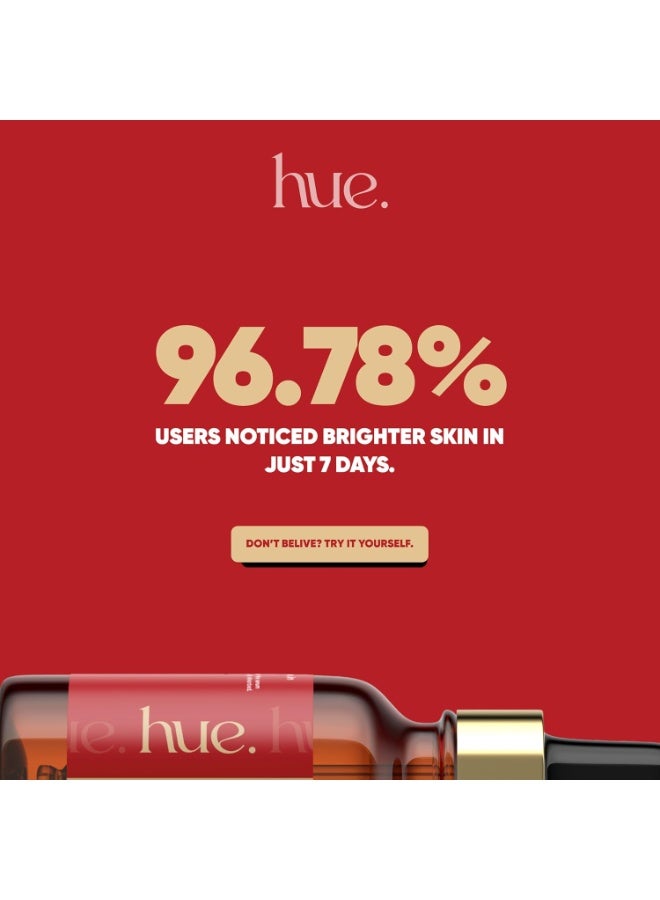 HUE سيروم للوجه يحتوي على 15٪ فيتامين C مع حمض الهيالورونيك والنياسيناميد، سيروم مفتح ومرطب لبشرة مشرقة - Image 4