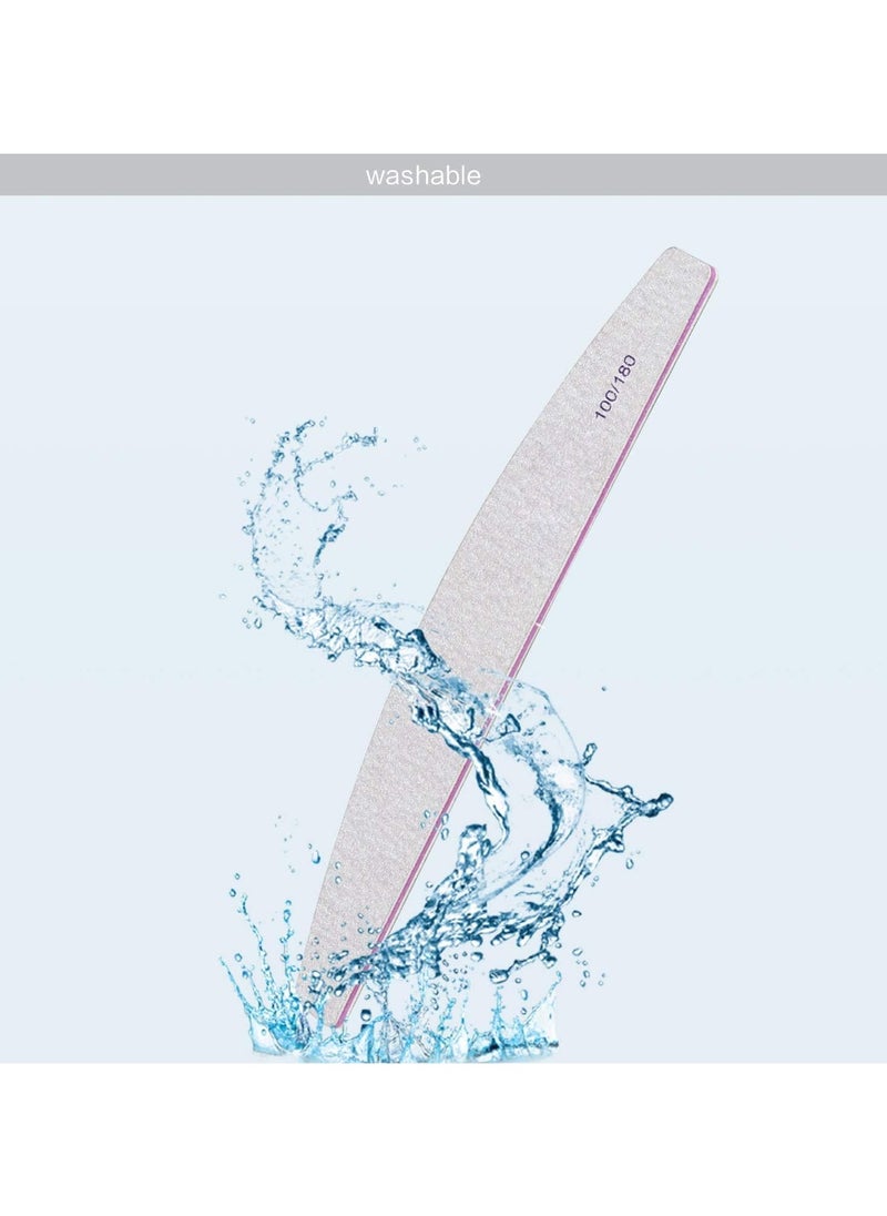 Manvik Manvik Nail File 10 PCS Professional Nail Files Double Sided Emery Board (100/180 Grit) Nail Styling Tools Pet Grooming Tools for Home and Salon Use  - Image 5
