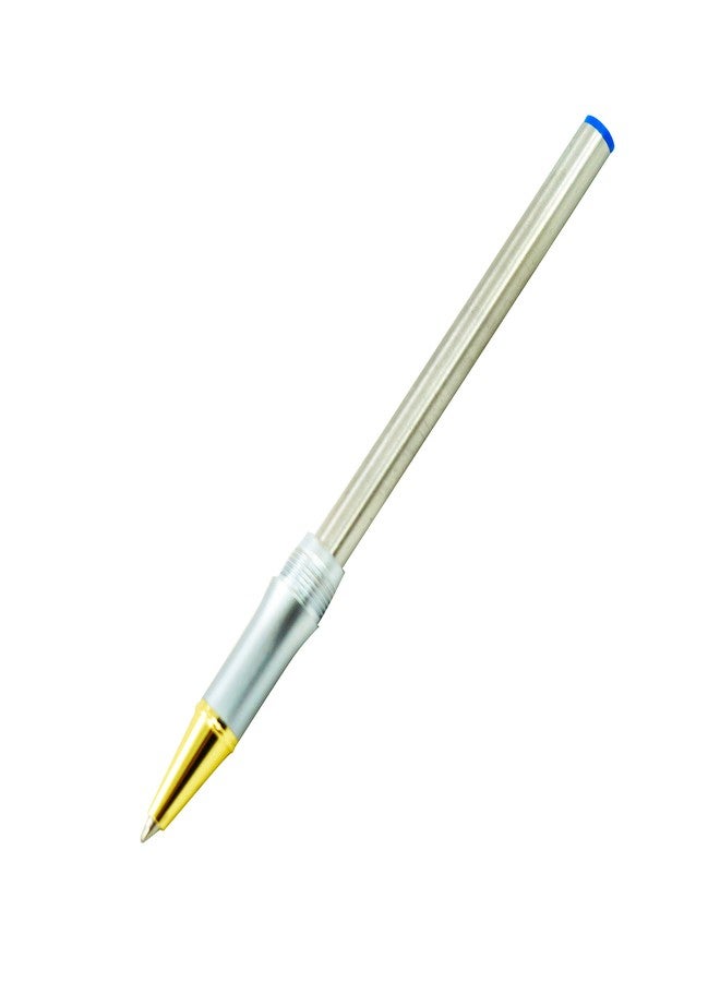 auteur Executive Sliver Finish Roller Ball Pen Metal Body With Golden Arrow Clip Stunning Luxury Best Gift Pen For Men & Women Professional Executive Office, Nice Pens .(Blue Ink) - Image 3