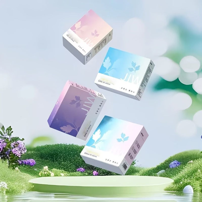 Soft Cotton Sanitary Pads 245mm Ultra Thin Leak Proof Breathable Daily Night Use Menstrual Pads - Image 1