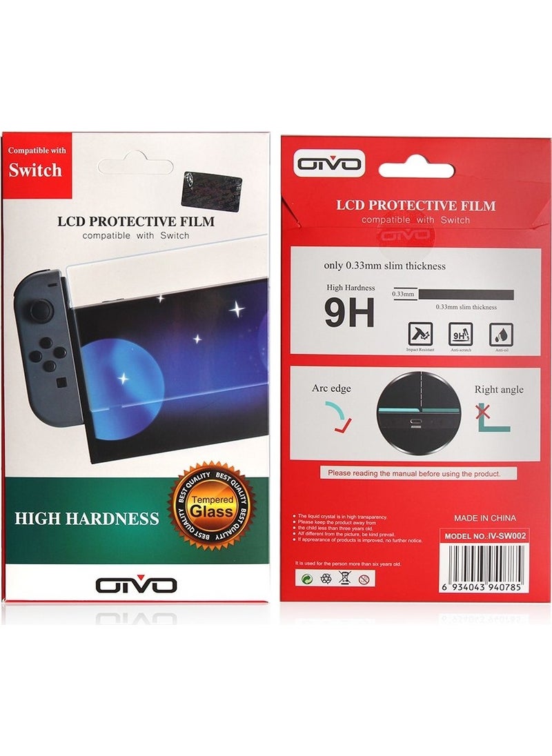 Ovio Nintendo Switch Nano Screen Protector Thin Carbon Fiber Film  - Image 4
