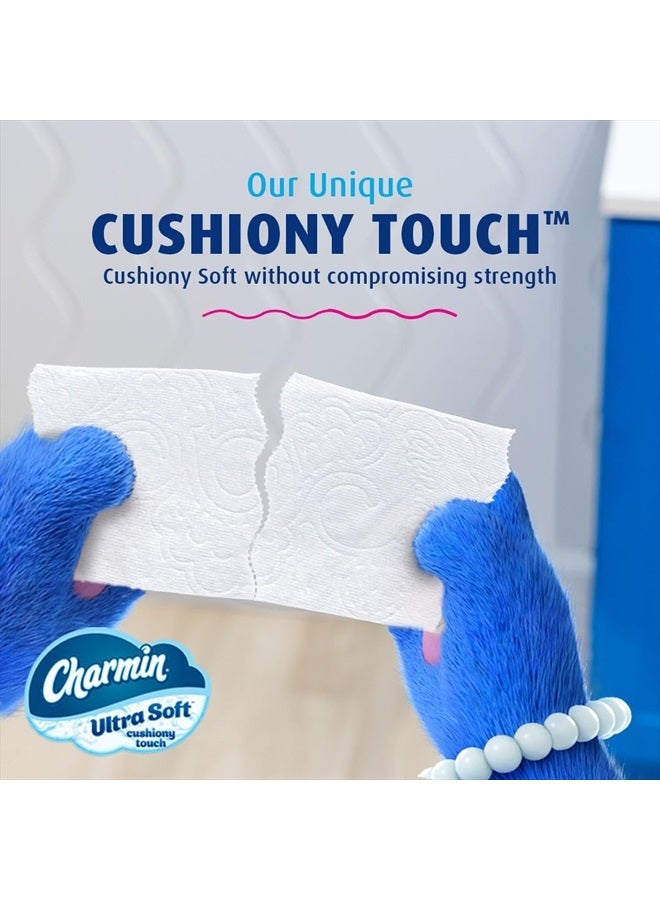 Charmin Ultra Soft Cushiony Touch Toilet Paper, 18 Family Mega Rolls = 90 Regular Rolls - Image 3