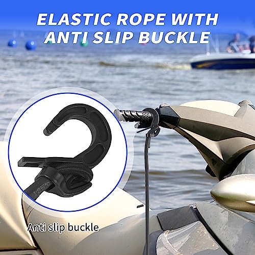 Calvana (2-Pack) PWC Jet Ski Bumpers Boat Fenders with 2 Elastic Cords, 2 Dock Rope, Boat Bumpers for Docking, Jet Ski Accessories, 14 x 6 x 3.2 inch - Image 4
